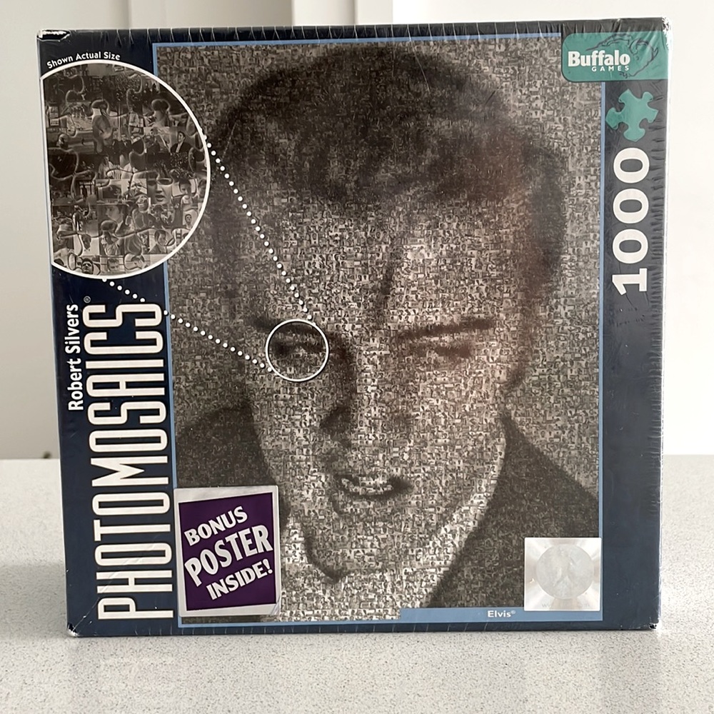 NEW Photomosaics 1000 Piece Puzzle -  Elvis
